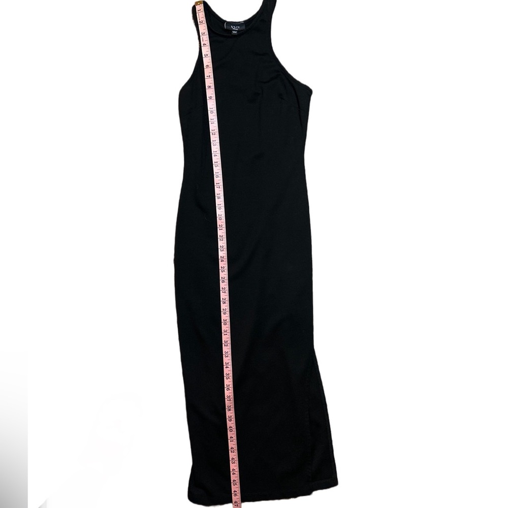 VICI Sleeveless Knit Black Bodycon Midi Dress - Picture 9 of 11